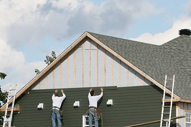 Professional Storm Damage Siding Repair technician working in Mount Perry, OH